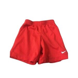 Nike Boys Athletic Mesh Shorts Size 4-5 YRS Orange